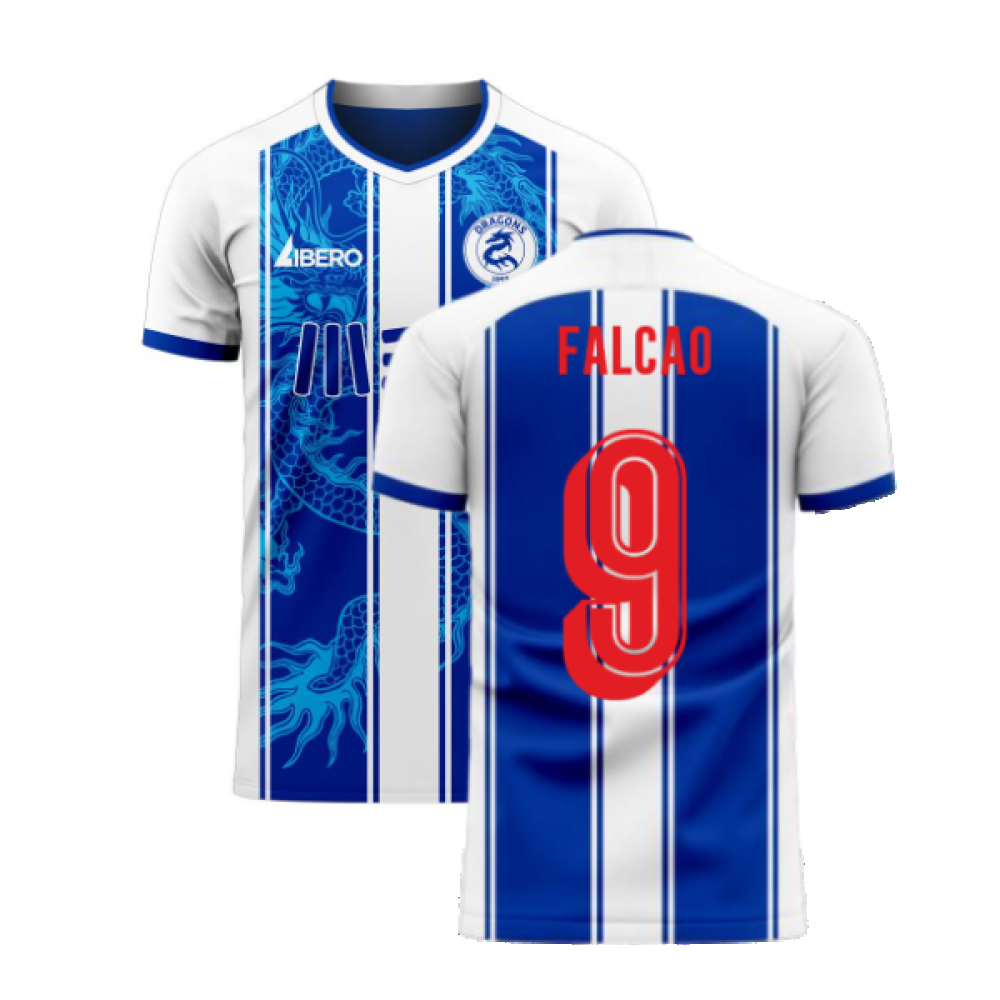 Porto 2024-2025 Home Concept Football Kit (Libero) (FALCAO 9)