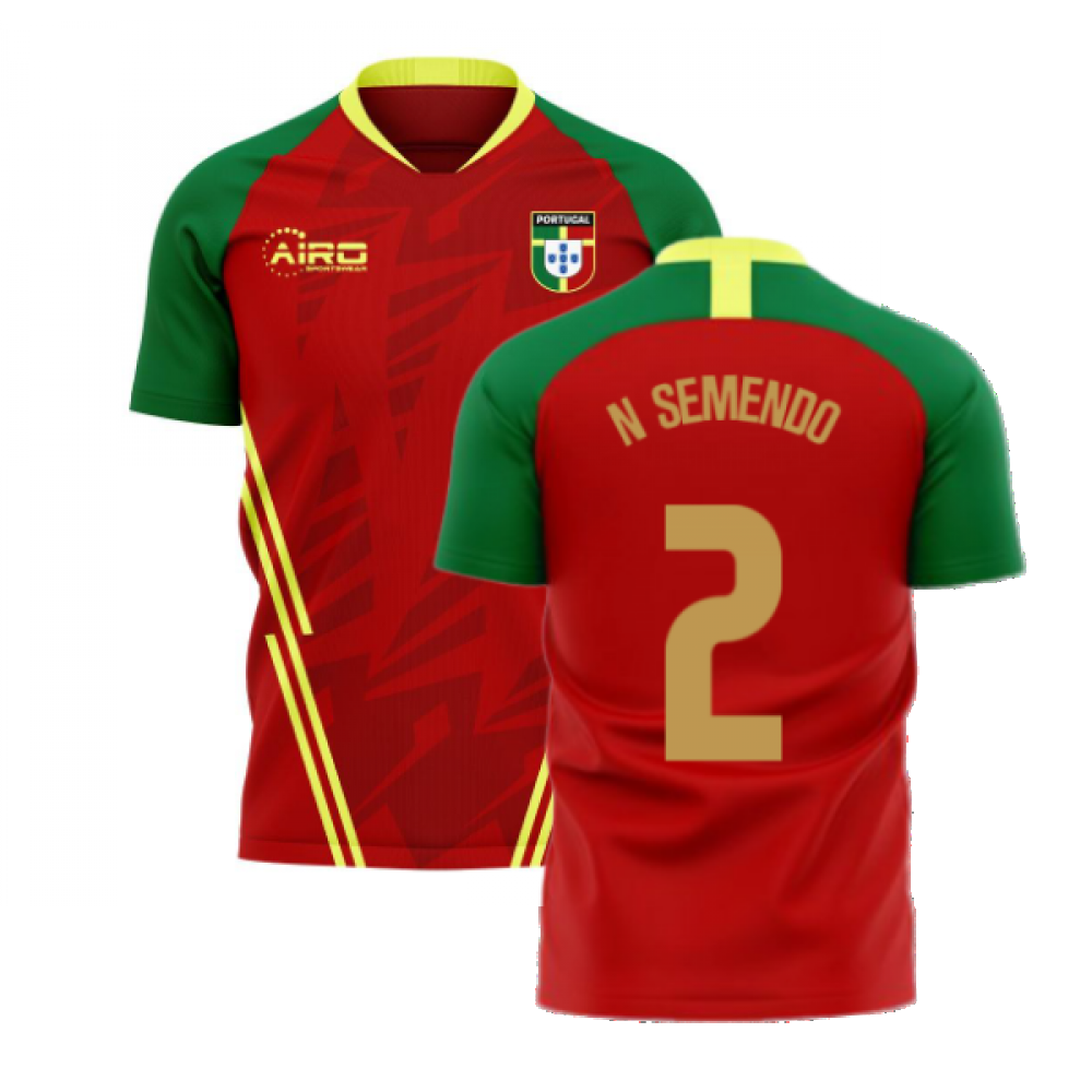 Portugal 2024-2025 Home Concept Football Kit (Airo) (N.SEMENDO 2)