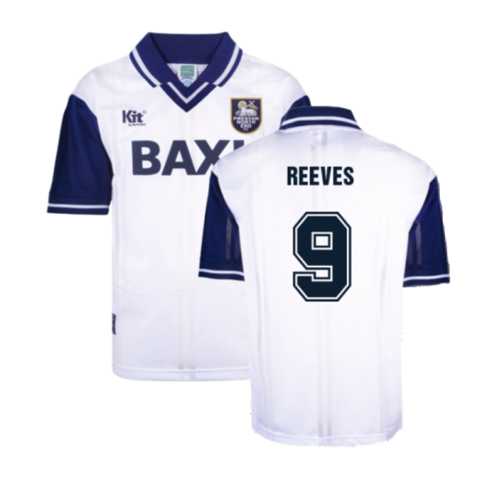 Preston North End 1996 Home Retro Football Shirt (Reeves 9)