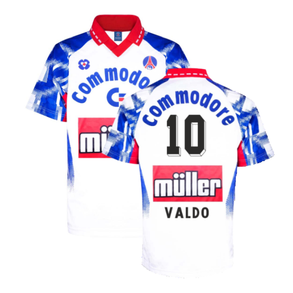 PSG 1992 Home Retro Football Shirt (Valdo 10)