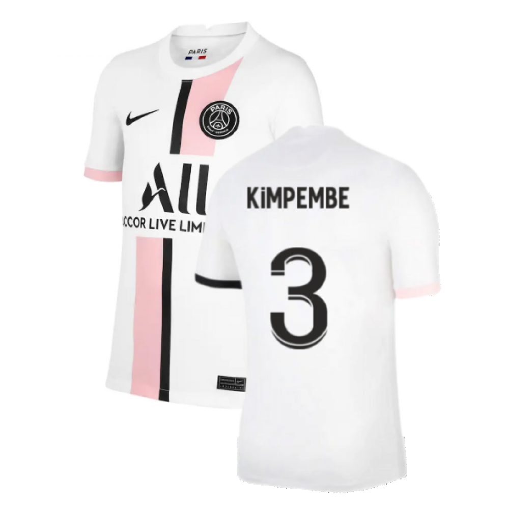 PSG 2021-2022 Away Shirt (Kids) (KIMPEMBE 3)