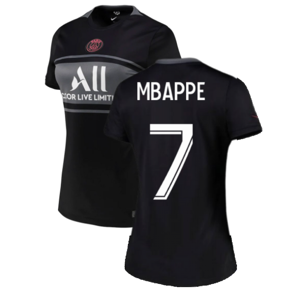 PSG 2021-2022 Womens 3rd Shirt (MBAPPE 7)