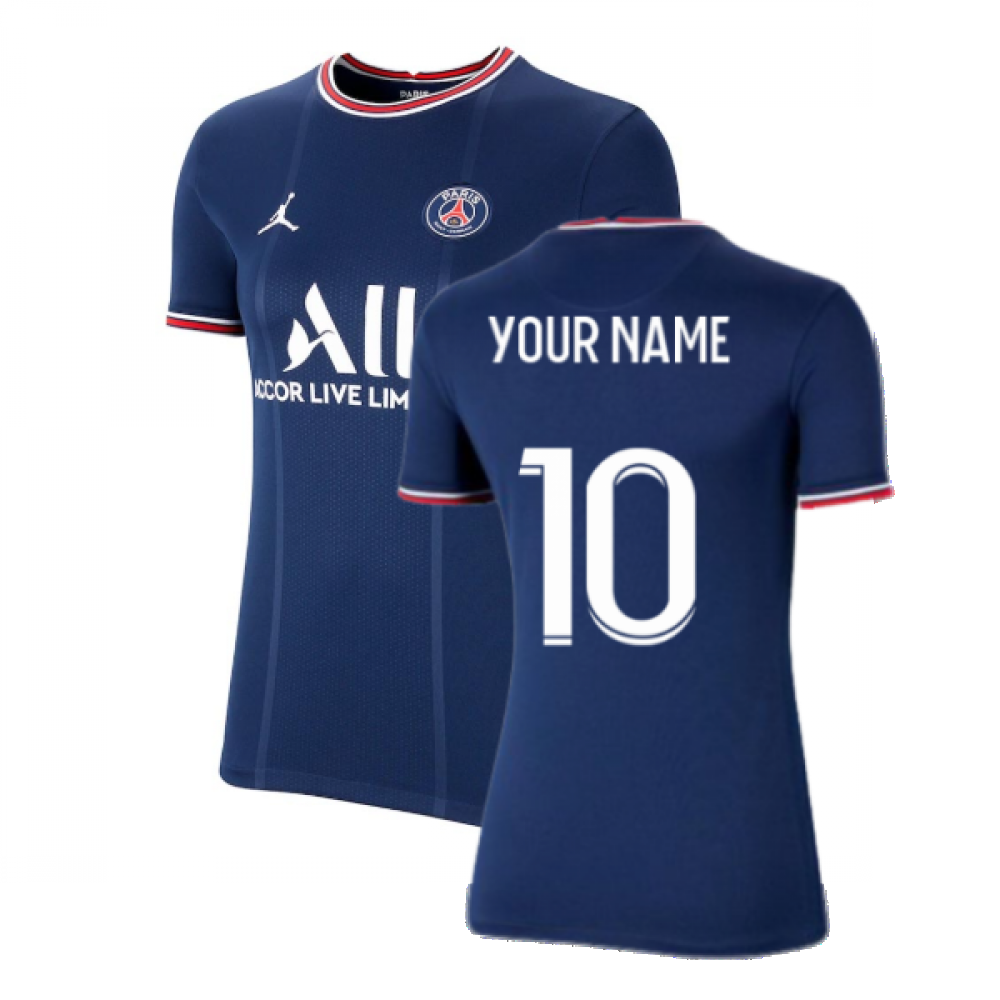 PSG 2021-2022 Womens Home Shirt (Your Name)