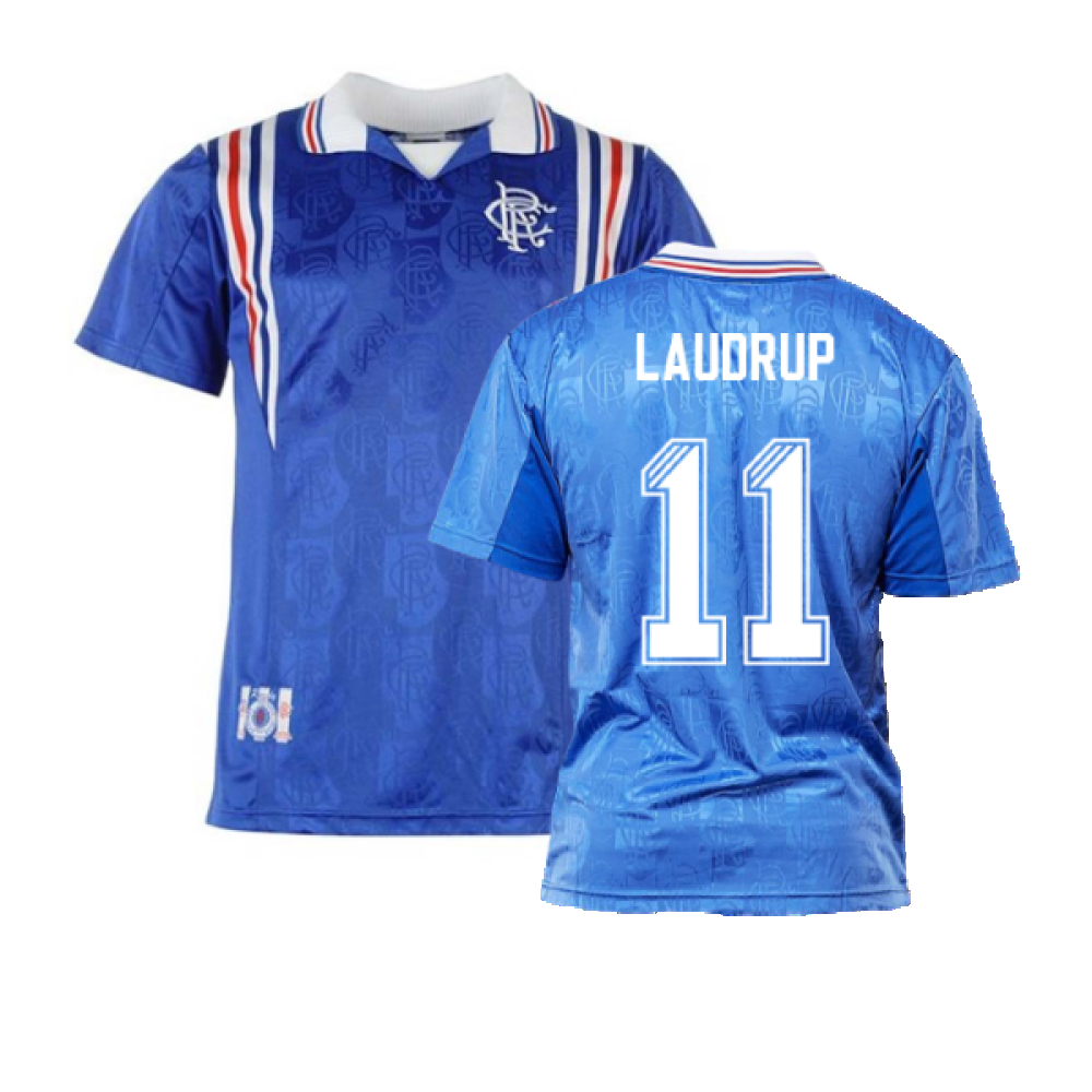 Rangers 1996 Home Retro Shirt (LAUDRUP 11)