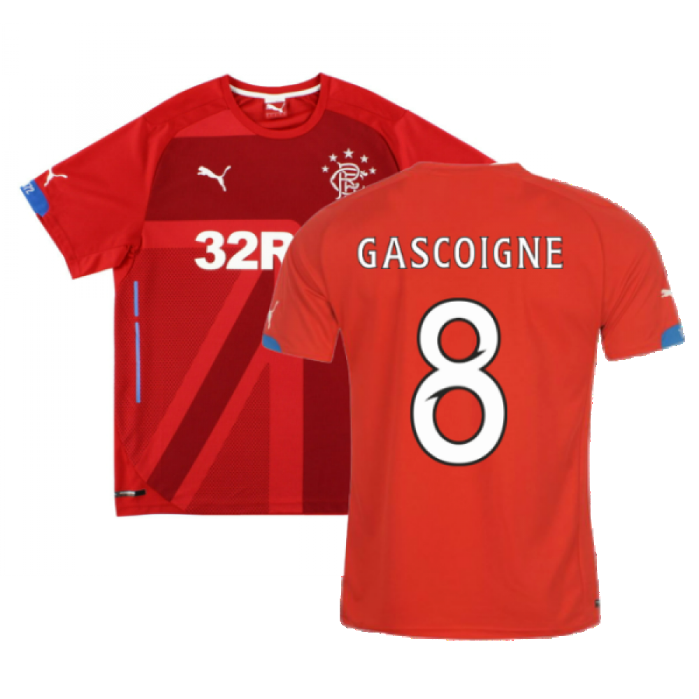 Rangers 2014-15 Third Shirt ((Excellent) XXL) (GASCOIGNE 8)