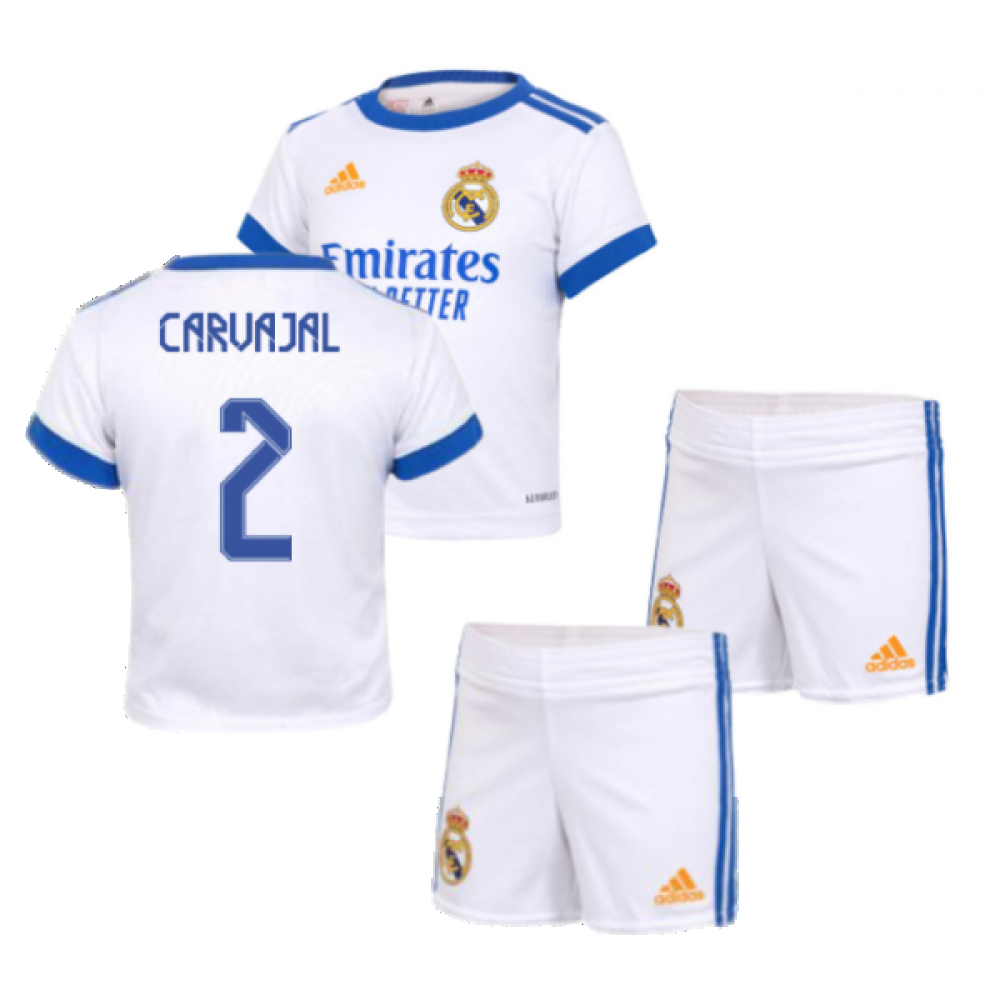 Real Madrid 2021-2022 Home Baby Kit (CARVAJAL 2)