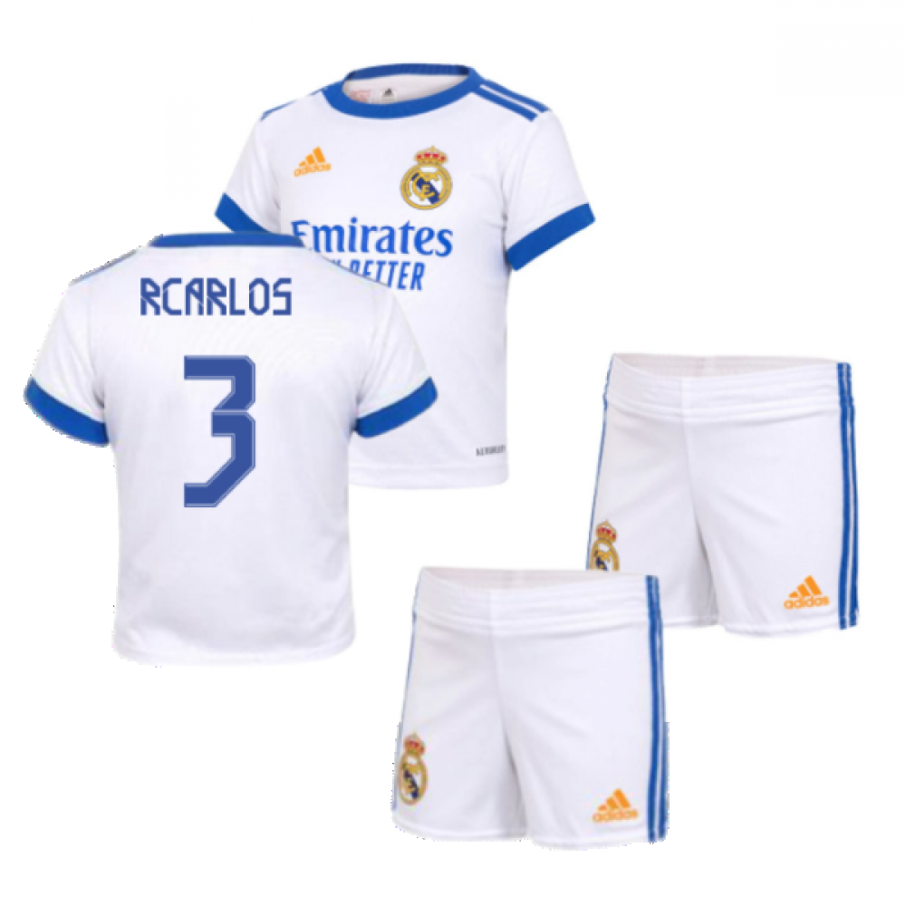 Real Madrid 2021-2022 Home Baby Kit (R CARLOS 3)