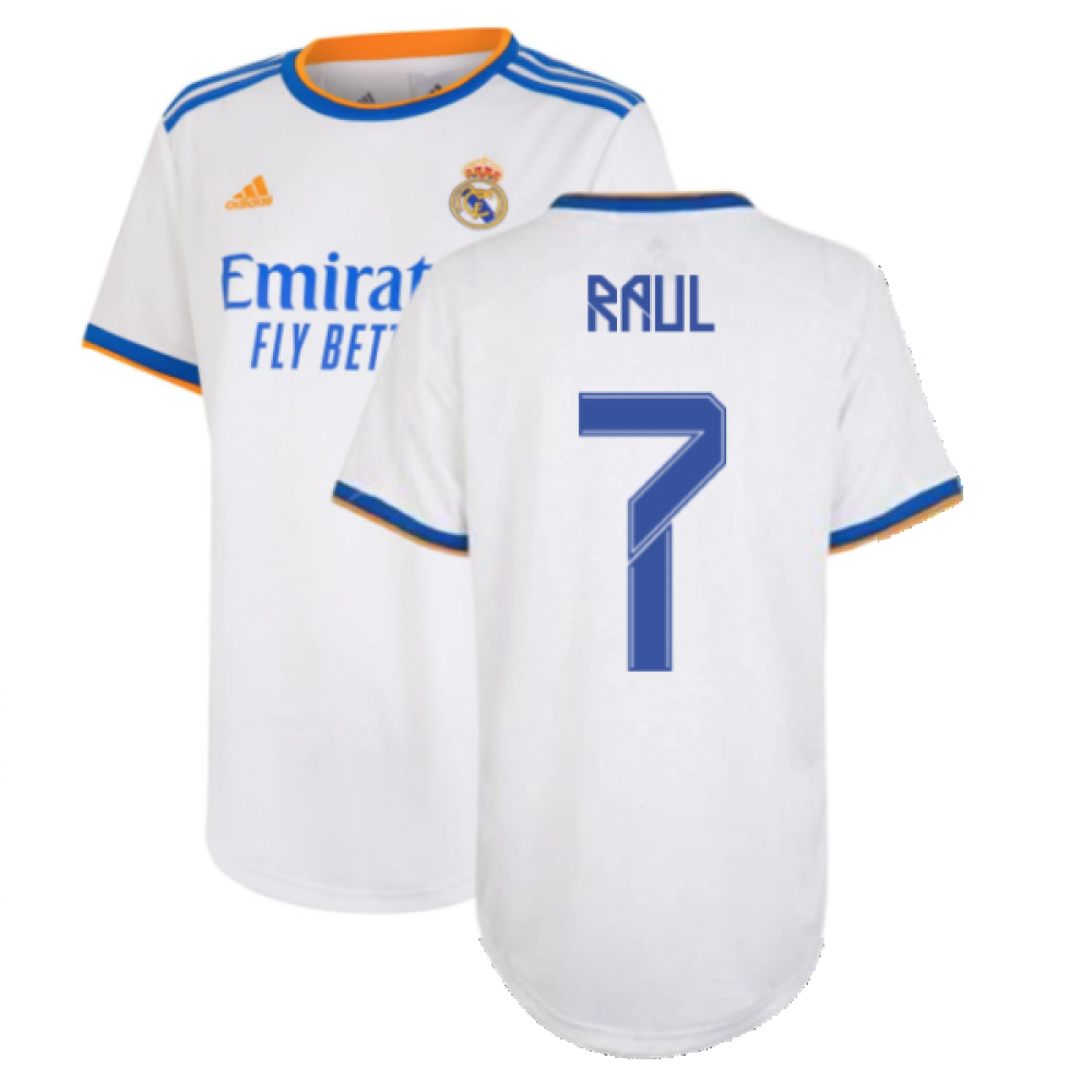 Real Madrid 2021-2022 Womens Home Shirt (RAUL 7)