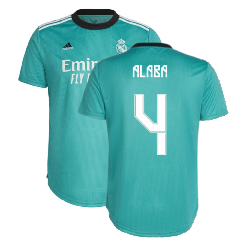 Real Madrid 2021-2022 Womens Third Shirt (ALABA 4)