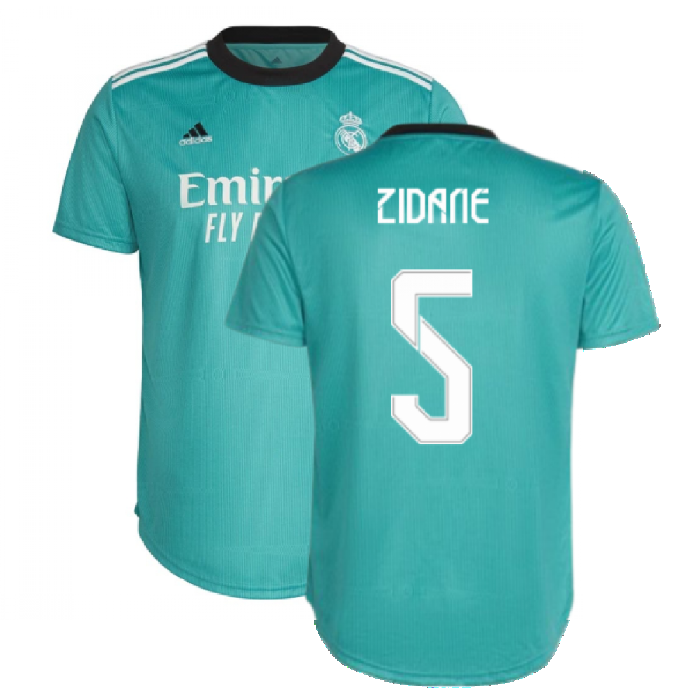 Real Madrid 2021-2022 Womens Third Shirt (ZIDANE 5)