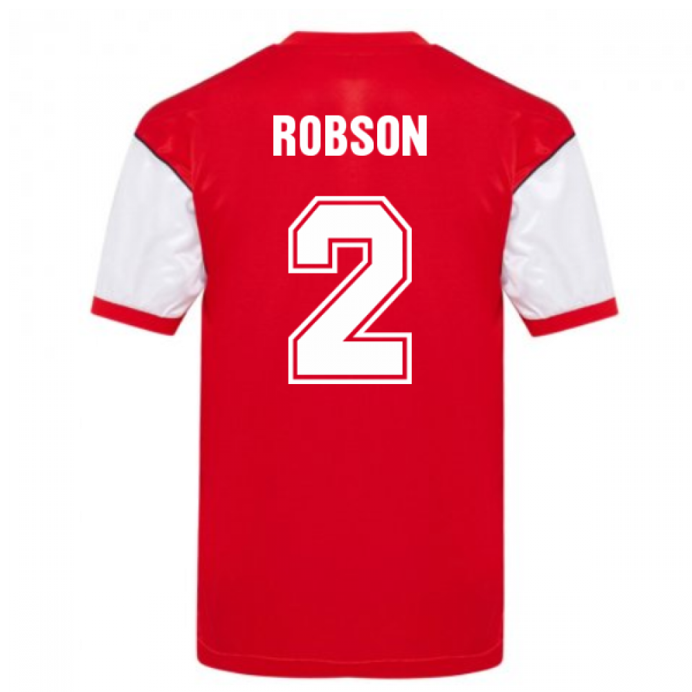 Score Draw Arsenal 1982 Home Shirt (Robson 2)