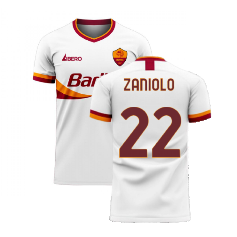 Roma 2024-2025 Away Concept Football Kit (Libero) (ZANIOLO 22)