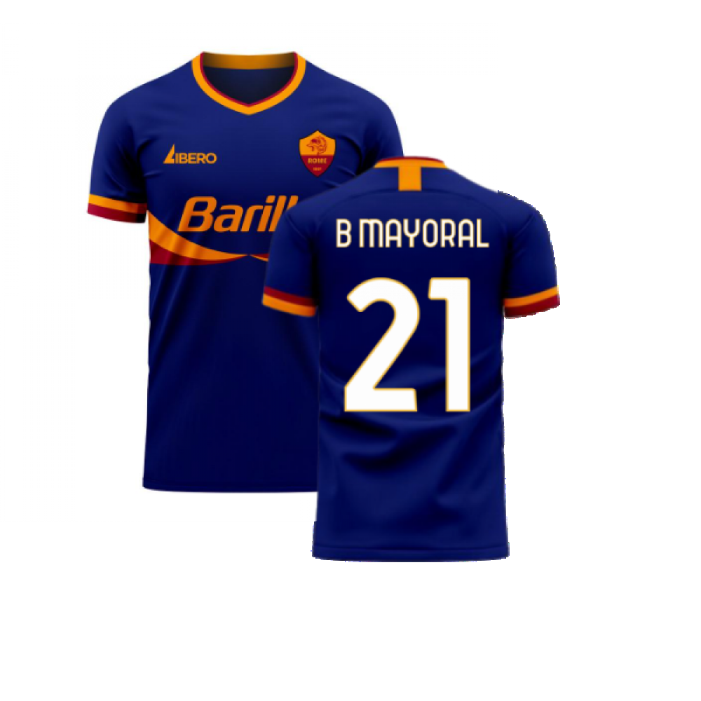  Roma 2024-2025 Third Concept Football Kit (Libero) (B MAYORAL 21) - Baby