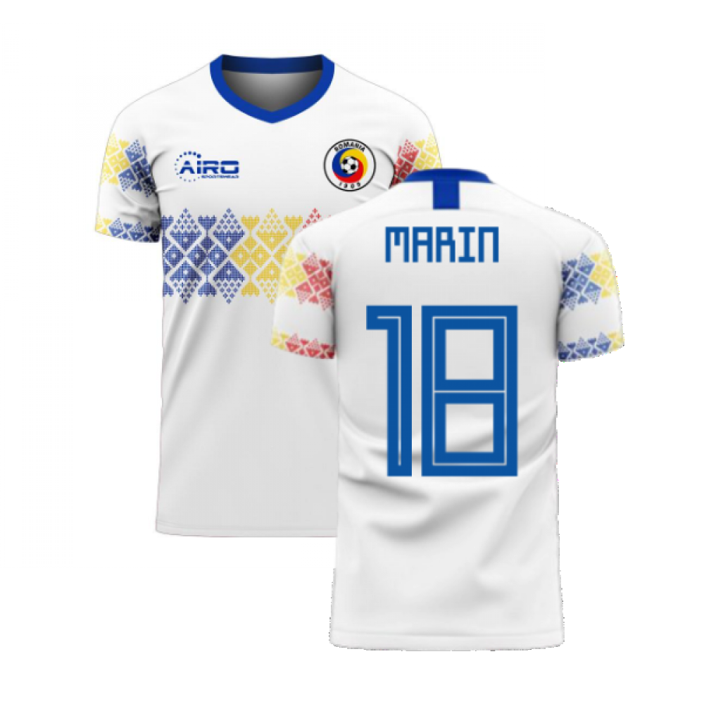 Romania 2024-2025 Away Concept Football Kit (Libero) (MARIN 18)