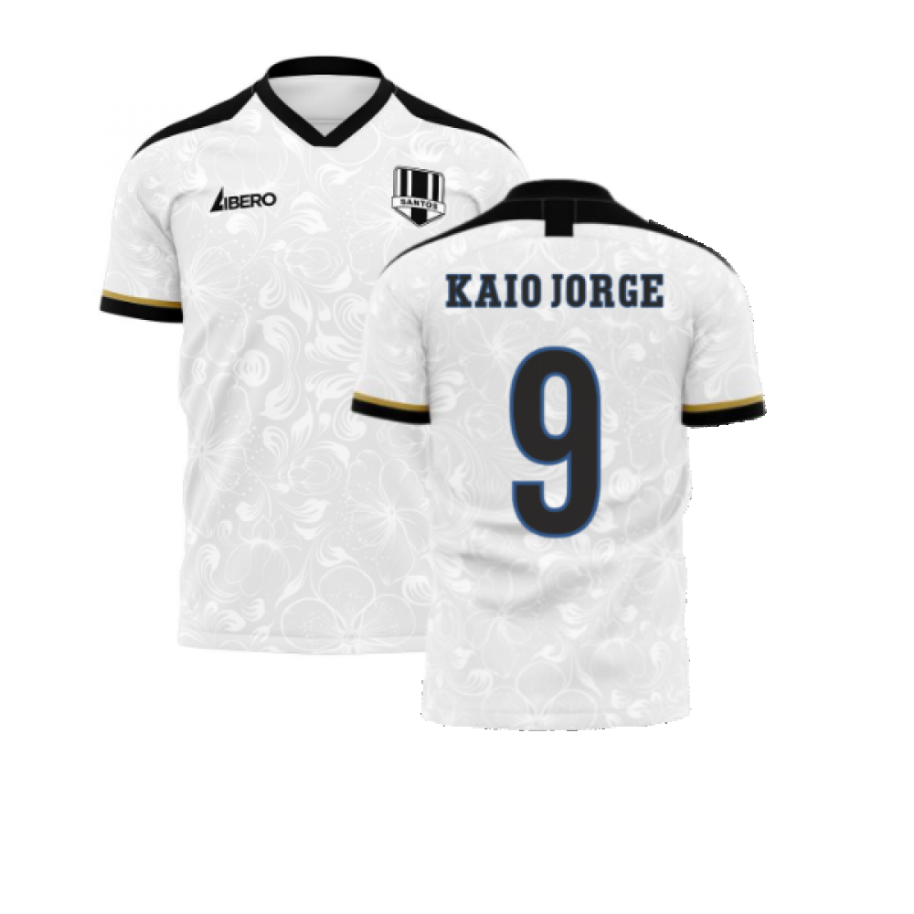  Santos 2024-2025 Home Concept Football Kit (Libero) (KAIO JORGE 9) - Baby