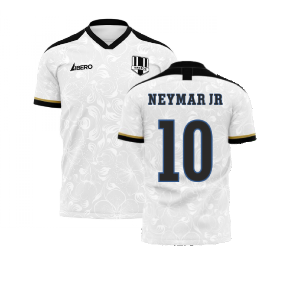  Santos 2024-2025 Home Concept Football Kit (Libero) (NEYMAR JR 10) - Baby