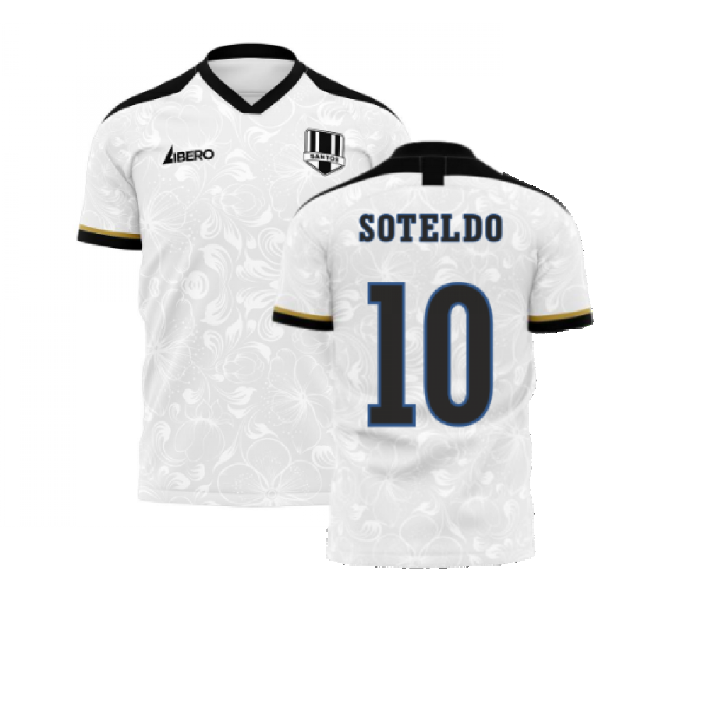  Santos 2024-2025 Home Concept Football Kit (Libero) (SOTELDO 10) - Womens