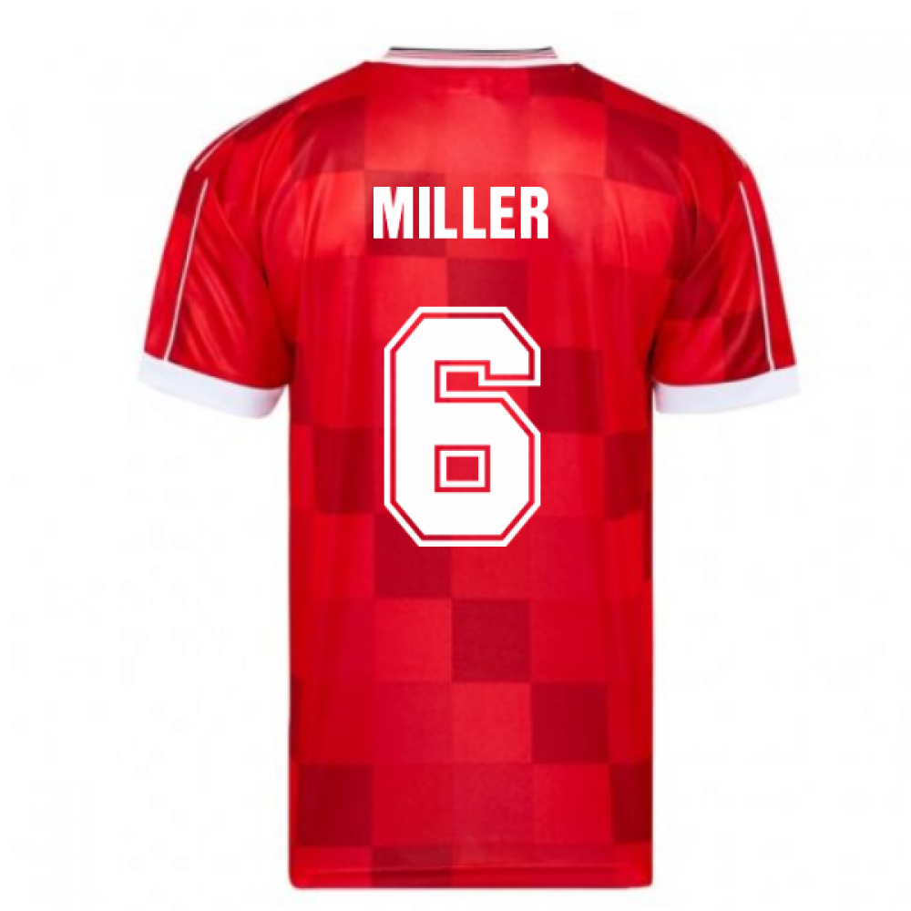 Score Draw Aberdeen 1990 Scottish Cup Final Retro Football Shirt (MILLER 6)