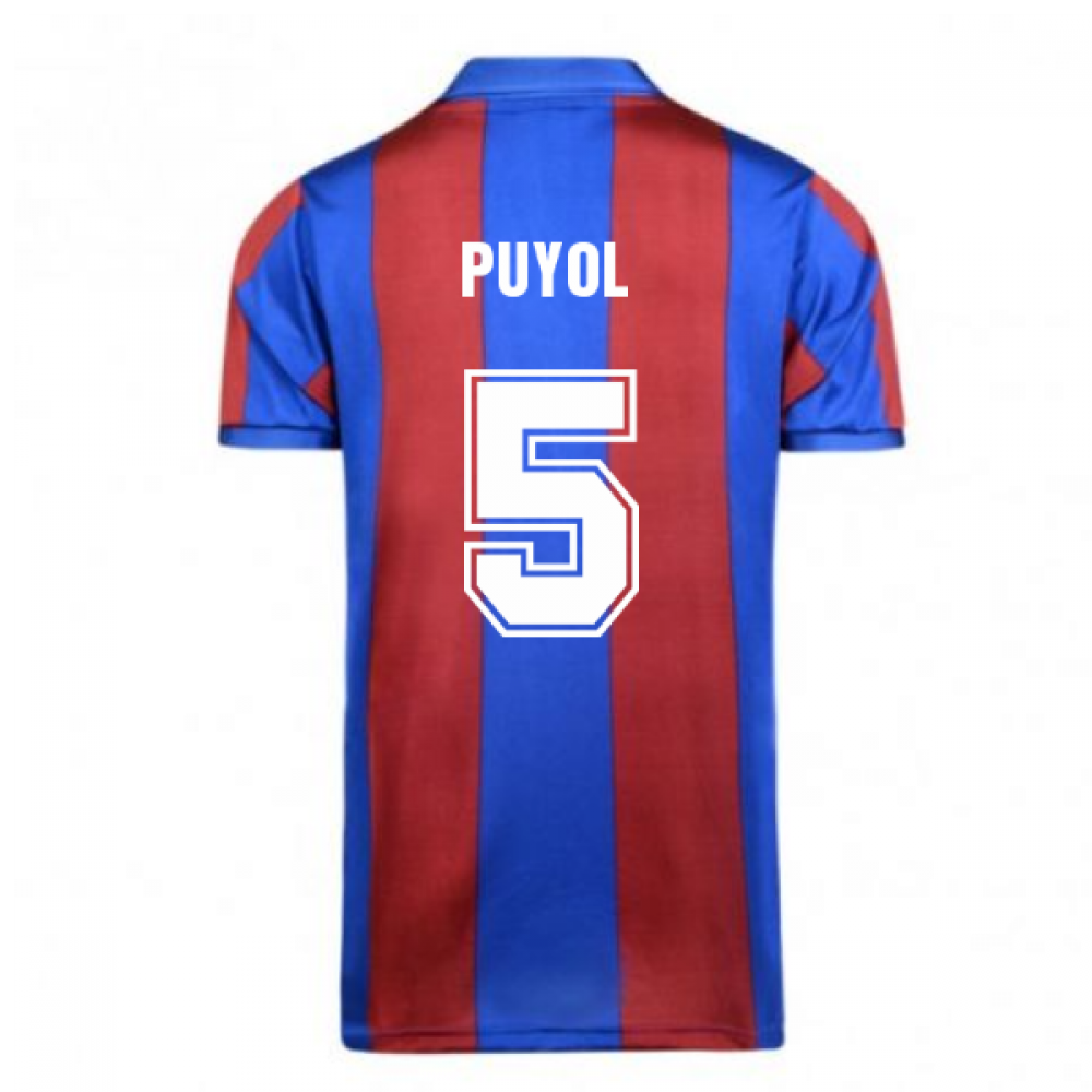 Score Draw Barcelona 1982 Home Shirt (PUYOL 5)