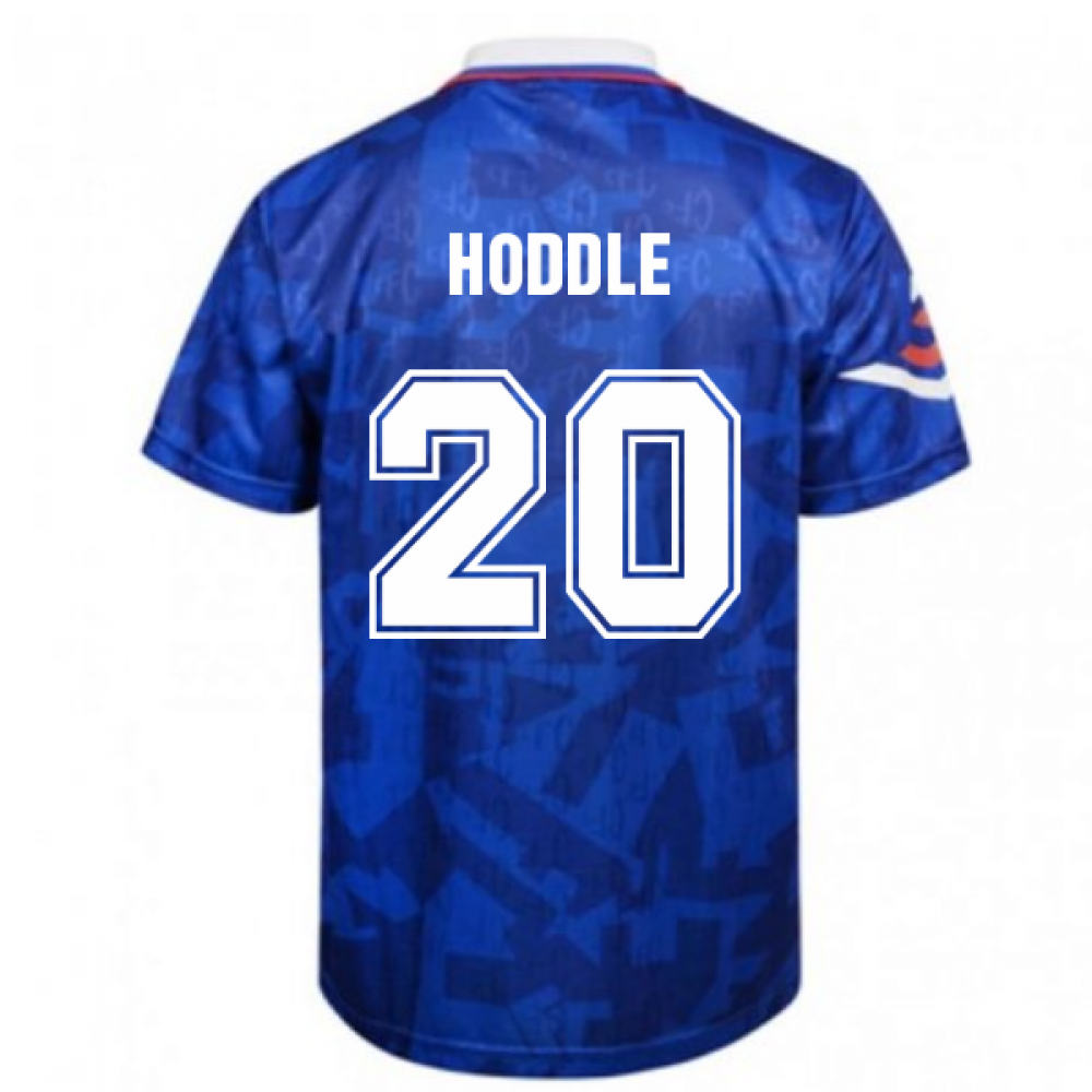 Score Draw Chelsea 1992 Retro Football Shirt (Hoddle 20)