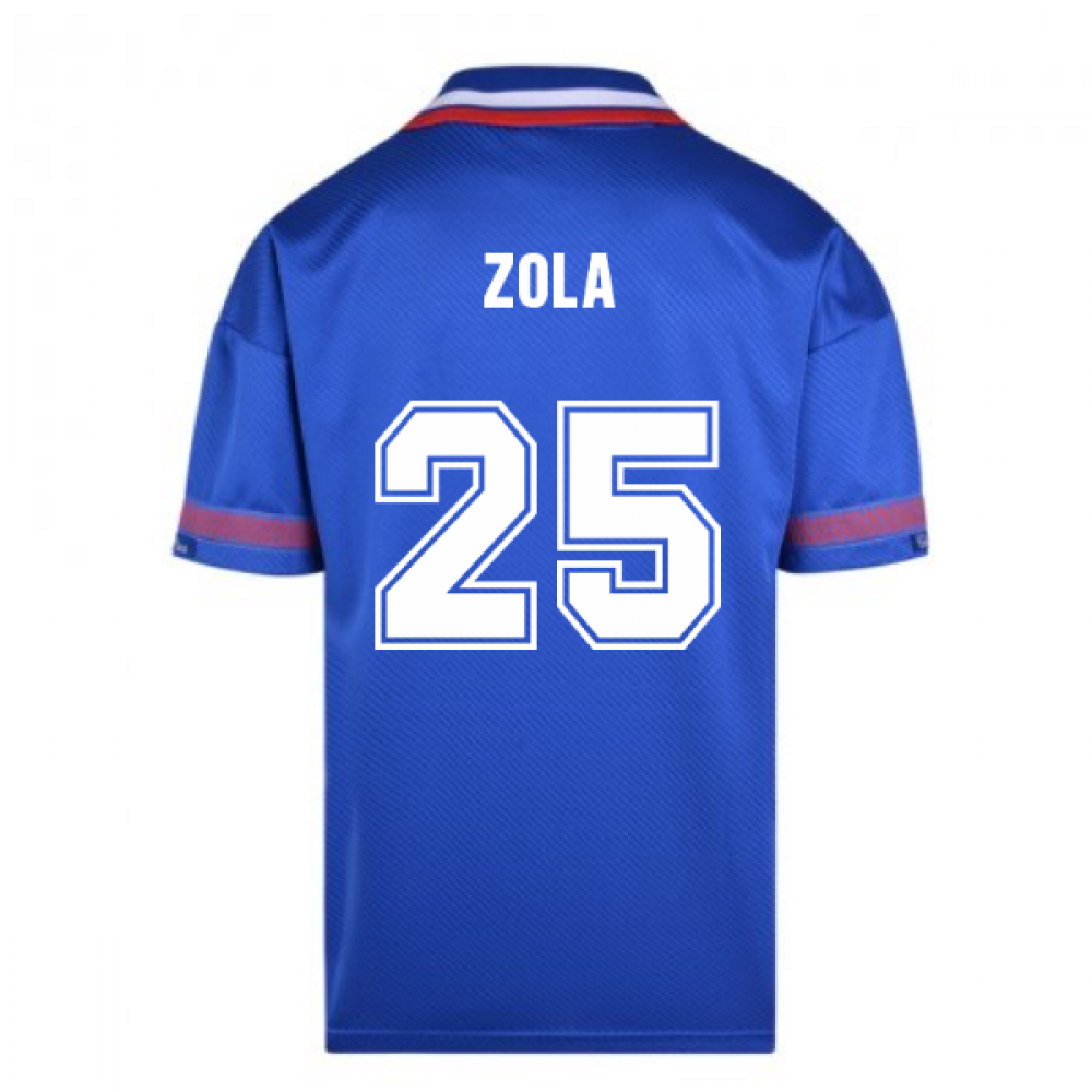 Score Draw Chelsea 1994 Retro Football Shirt (ZOLA 25)