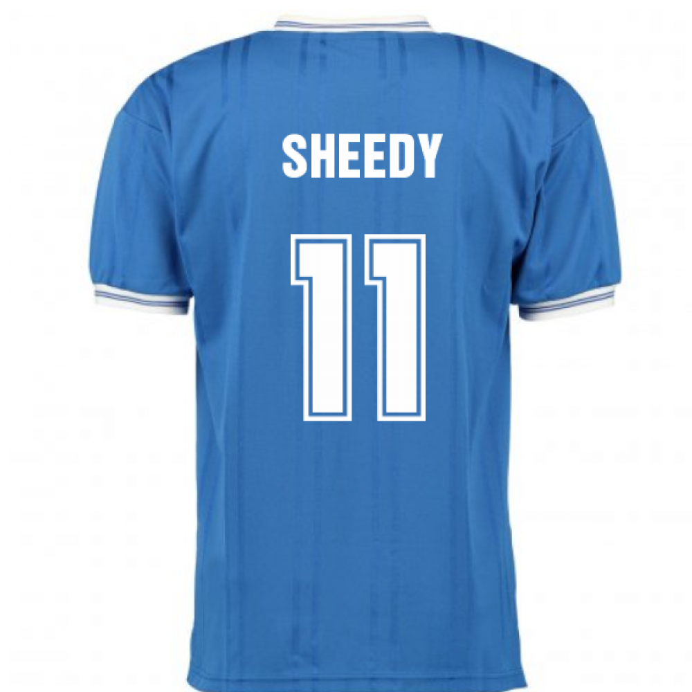 Score Draw Everton 1985 ECWC Final Home Shirt (Sheedy 11)