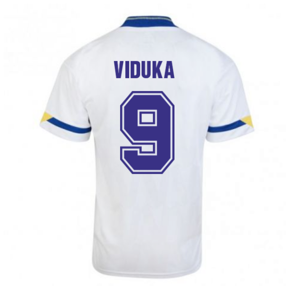 Score Draw Leeds United 1992 Home Shirt (VIDUKA 9)