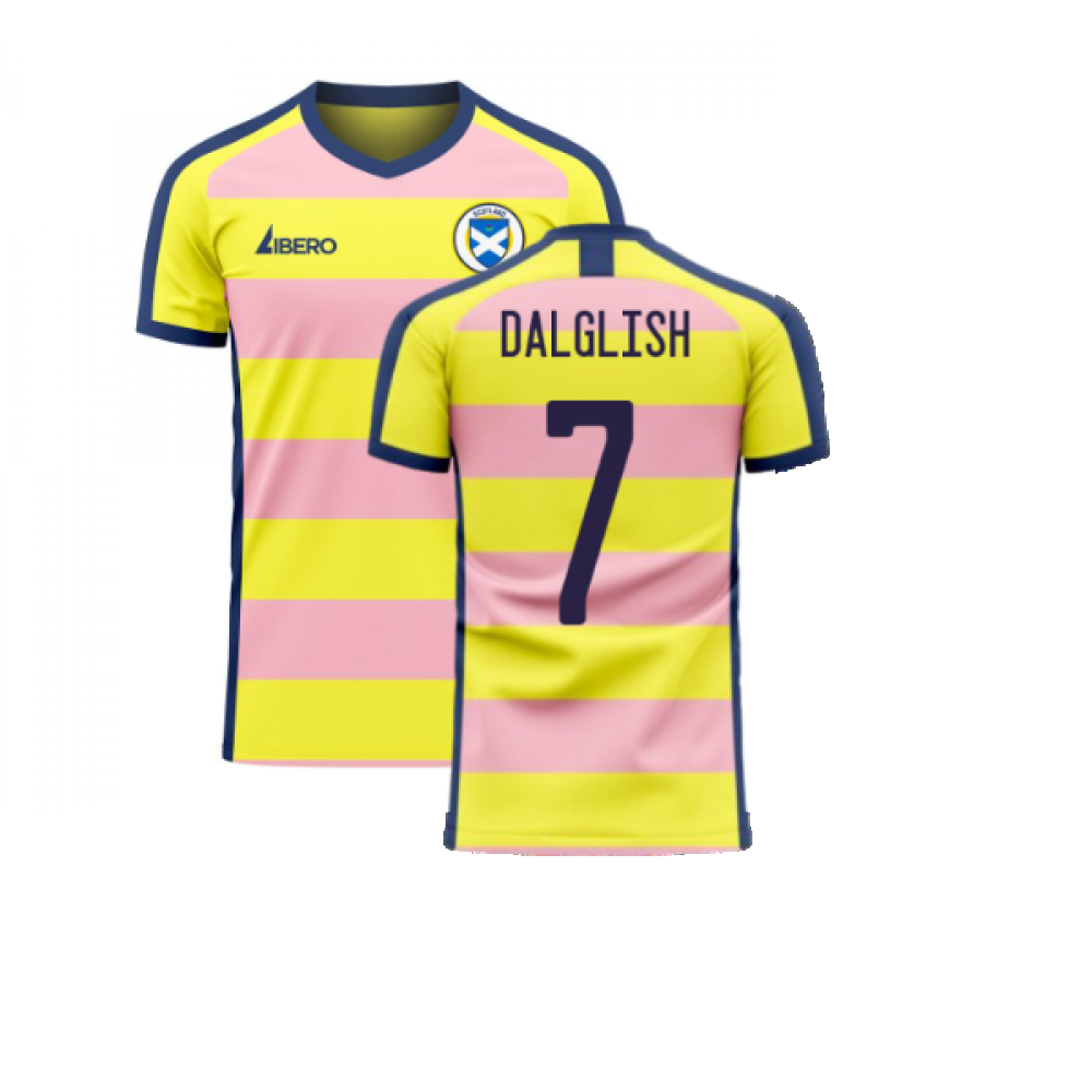  Scotland 2024-2025 Away Concept Football Kit (Libero) (DALGLISH 7) - Womens