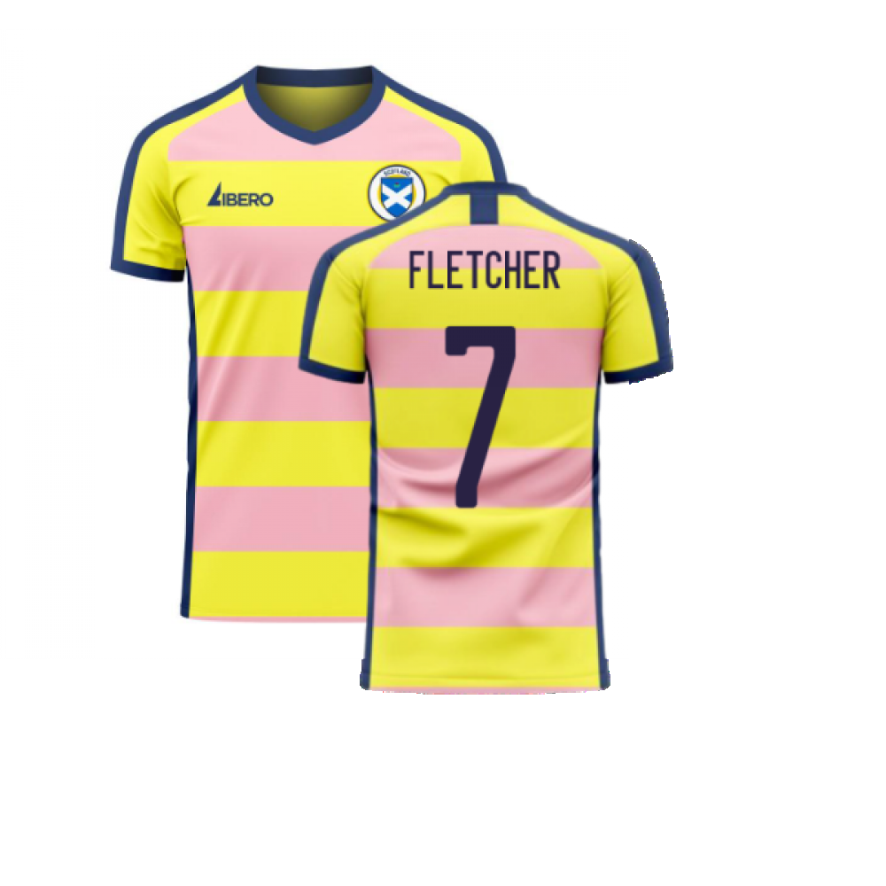  Scotland 2024-2025 Away Concept Football Kit (Libero) (Fletcher 7) - Womens