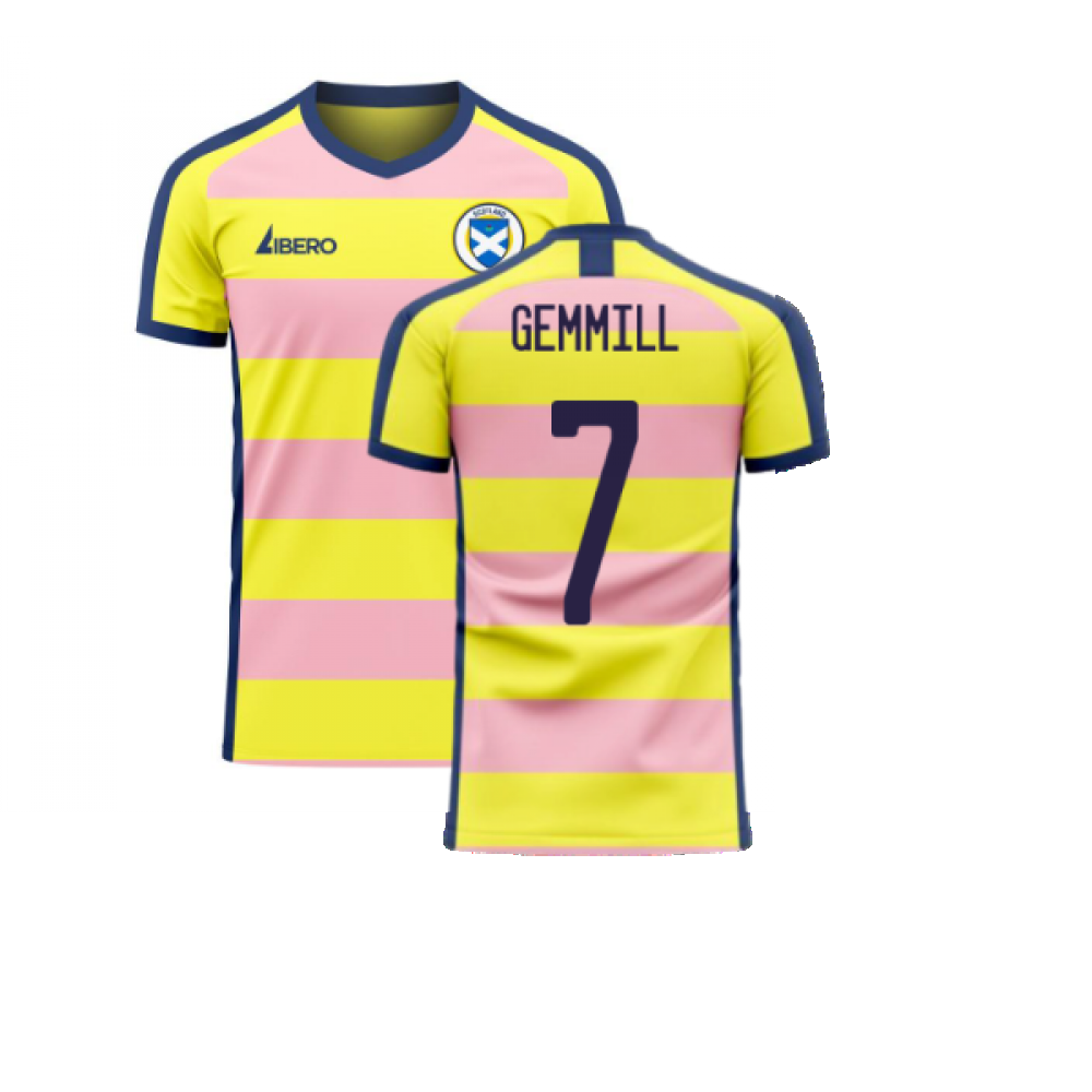  Scotland 2024-2025 Away Concept Football Kit (Libero) (GEMMILL 7) - Womens