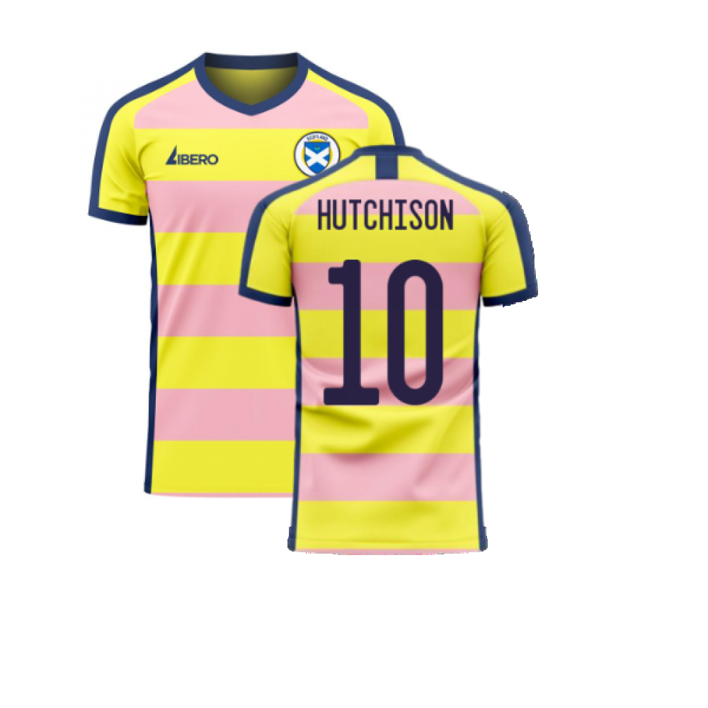  Scotland 2024-2025 Away Concept Football Kit (Libero) (HUTCHISON 10) - Womens