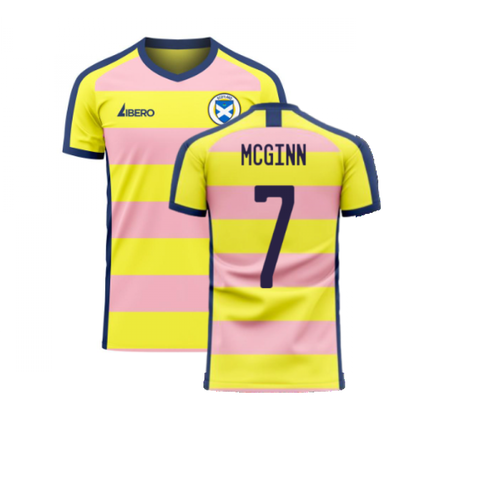  Scotland 2024-2025 Away Concept Football Kit (Libero) (McGinn 7) - Baby