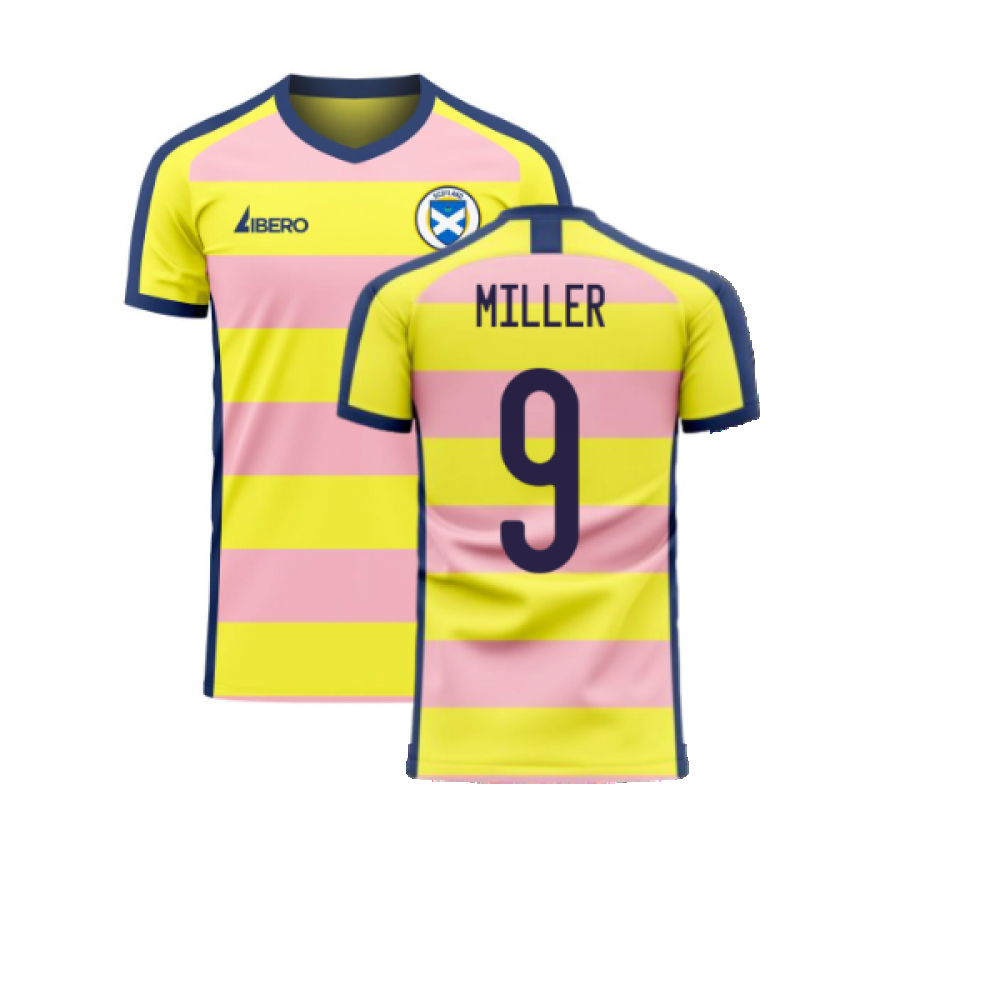  Scotland 2024-2025 Away Concept Football Kit (Libero) (Miller 9) - Baby