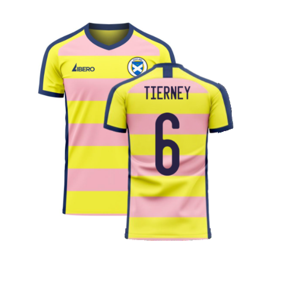  Scotland 2024-2025 Away Concept Football Kit (Libero) (TIERNEY 6) - Womens