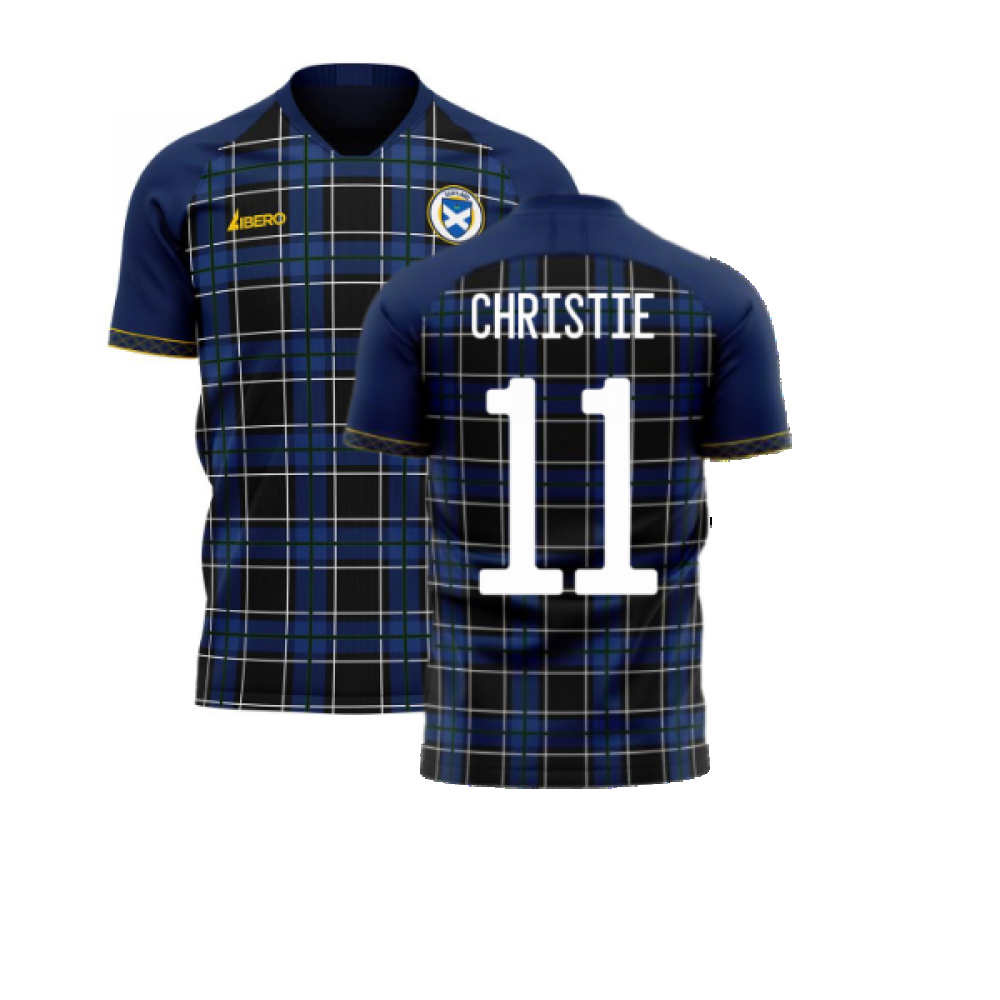 Scotland 2024-2025 Home Concept Football Kit (Libero) (CHRISTIE 11)