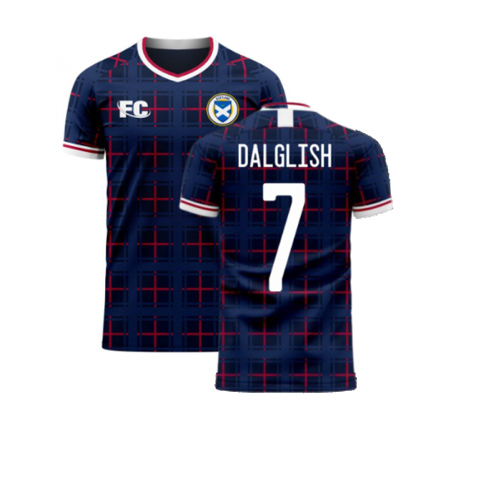 Scotland 2020-2021 Home Concept Shirt (Fans Culture) (DALGLISH 7)