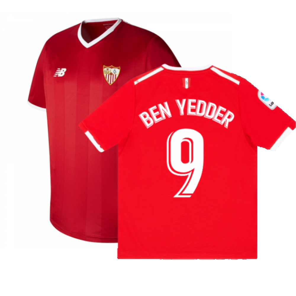 Sevilla 2017-18 Away Shirt ((Excellent) L) (BEN YEDDER 9)