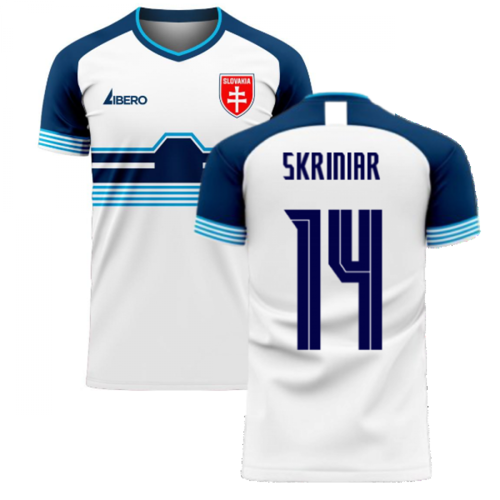 Slovakia 2024-2025 Home Concept Football Kit (Libero) (SKRINIAR 14)