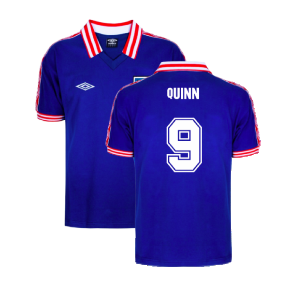 Sunderland 1978 Away Umbro Retro Football Shirt (Quinn 9)