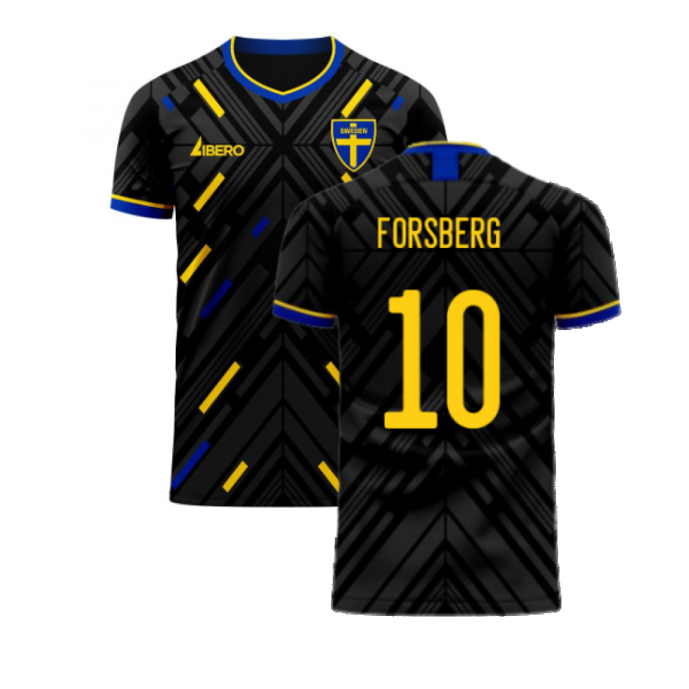 Sweden 2024-2025 Away Concept Football Kit (Libero) (FORSBERG 10)