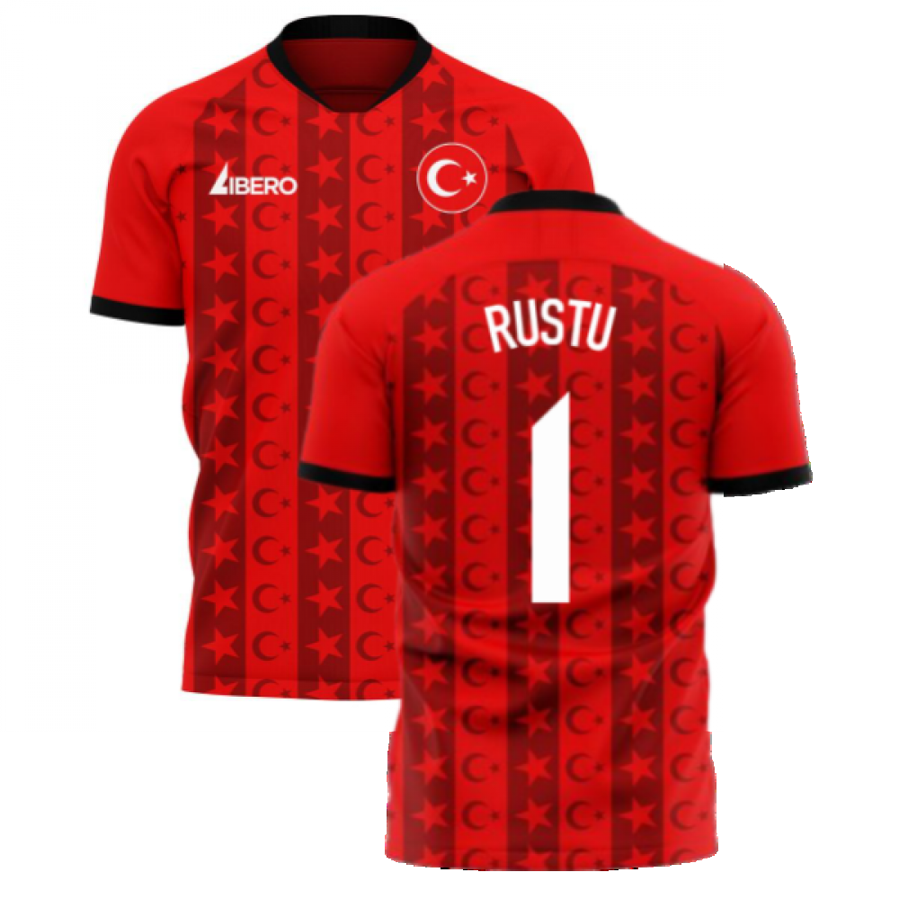 Turkey 2024-2025 Home Concept Football Kit (Libero) (RUSTU 1)