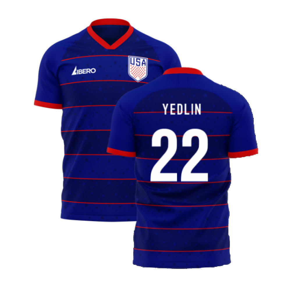 United States 2024-2025 Away Concept Football Kit (Libero) (YEDLIN 22)