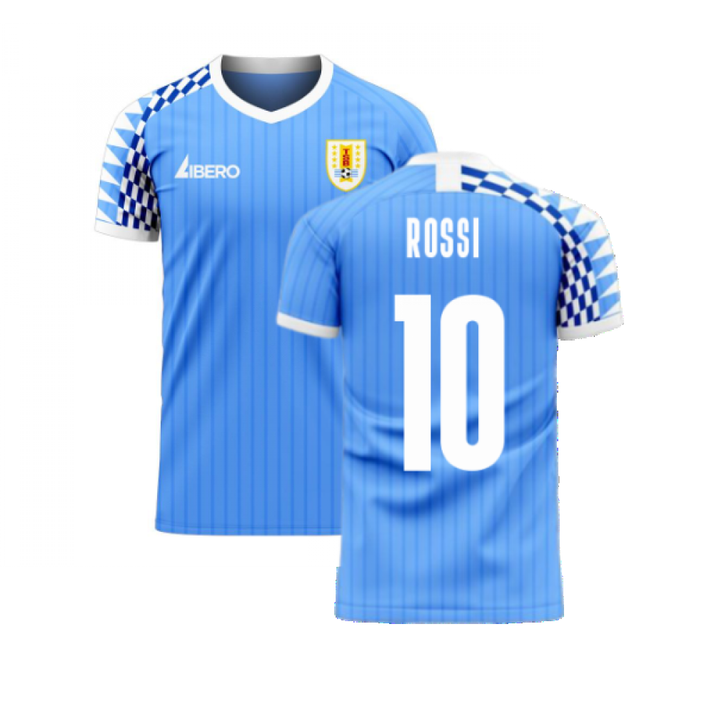 Uruguay 2024-2025 Home Concept Football Kit (Libero) (ROSSI 10)