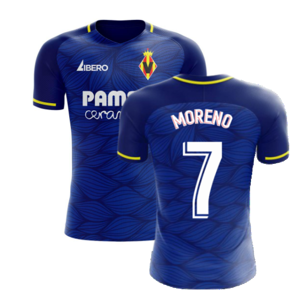 Villarreal 2024-2025 Away Concept Football Kit (Libero) (MORENO 7)