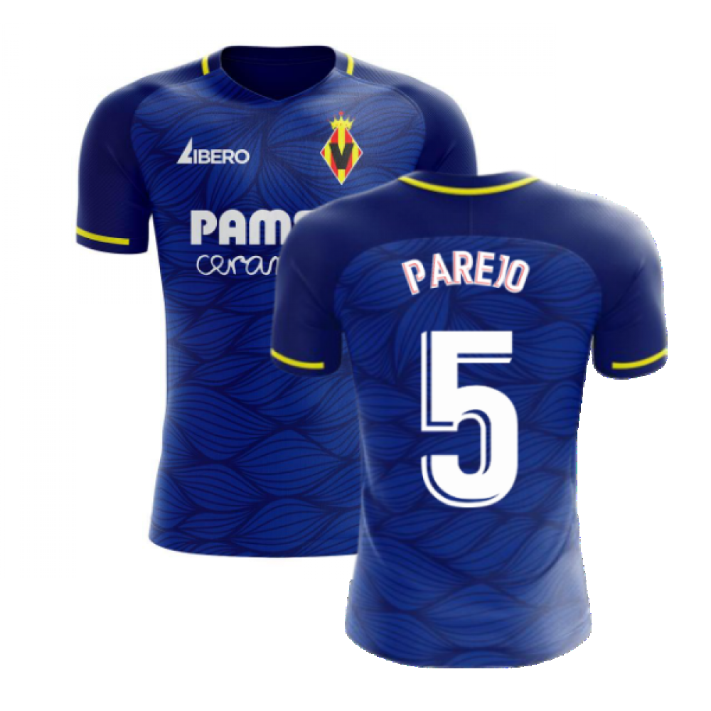 Villarreal 2025-2026 Away Concept Football Kit (Libero) (PAREJO 5)
