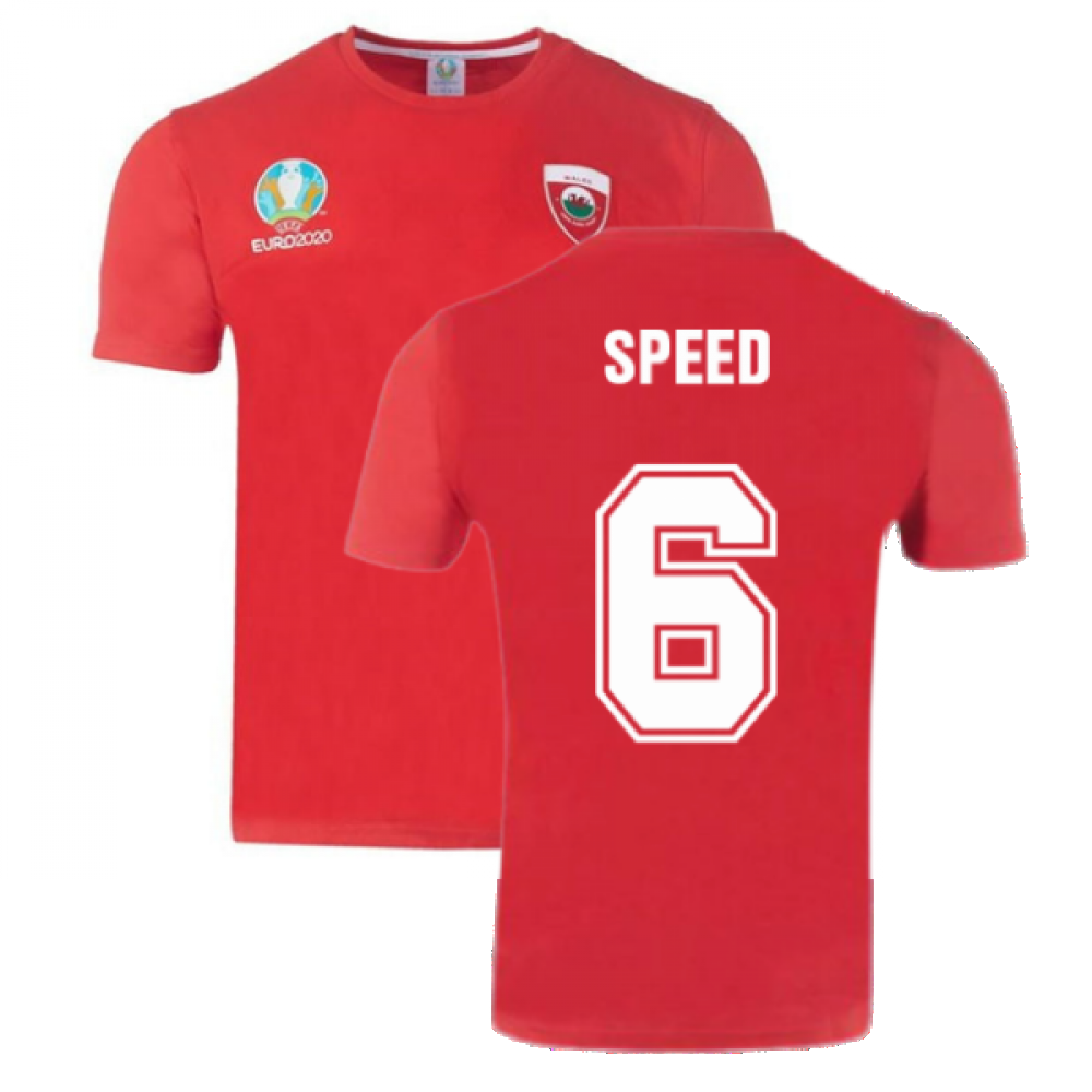 Wales 2021 Polyester T-Shirt (Red) (SPEED 6)