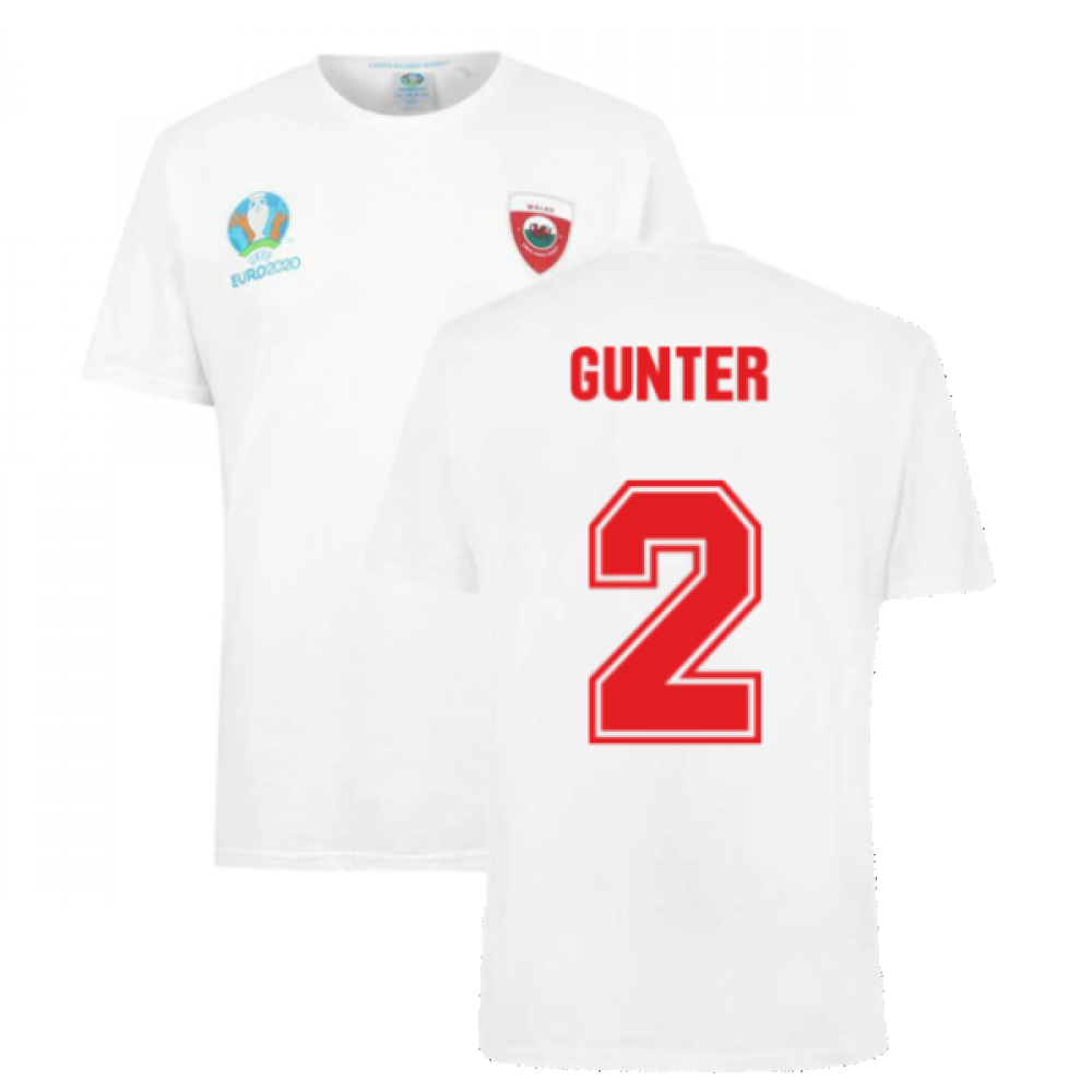 Wales 2021 Polyester T-Shirt (White) (GUNTER 2)