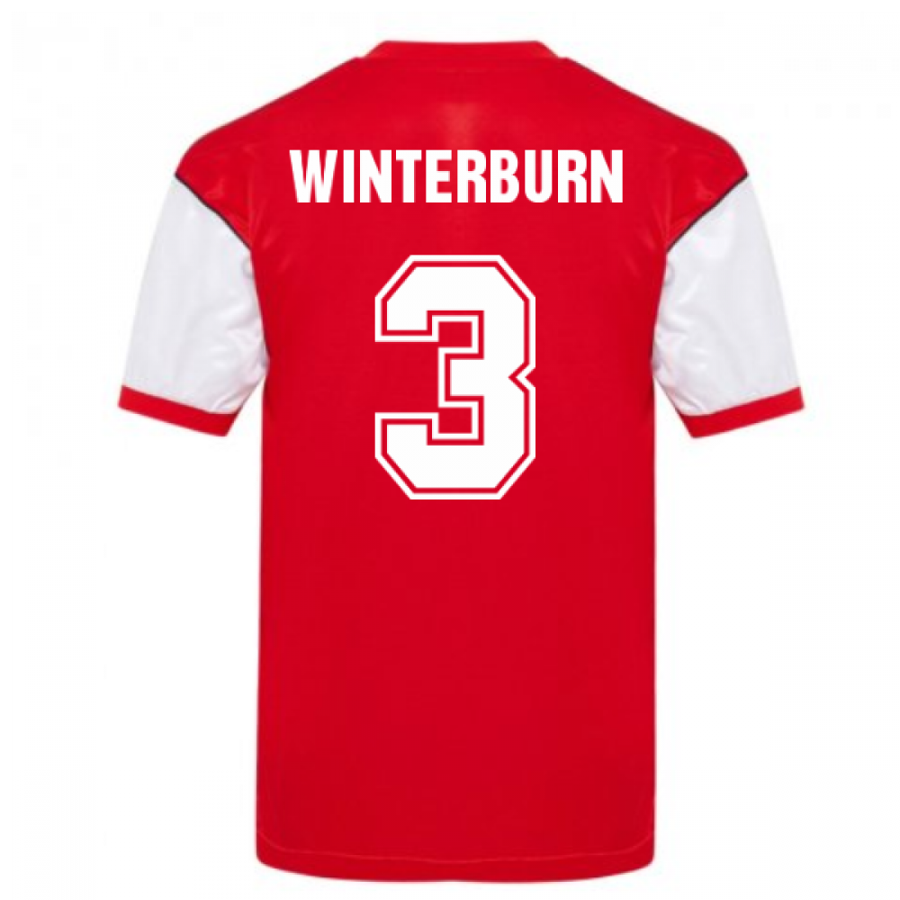 Score Draw Arsenal 1982 Home Shirt (WINTERBURN 3)