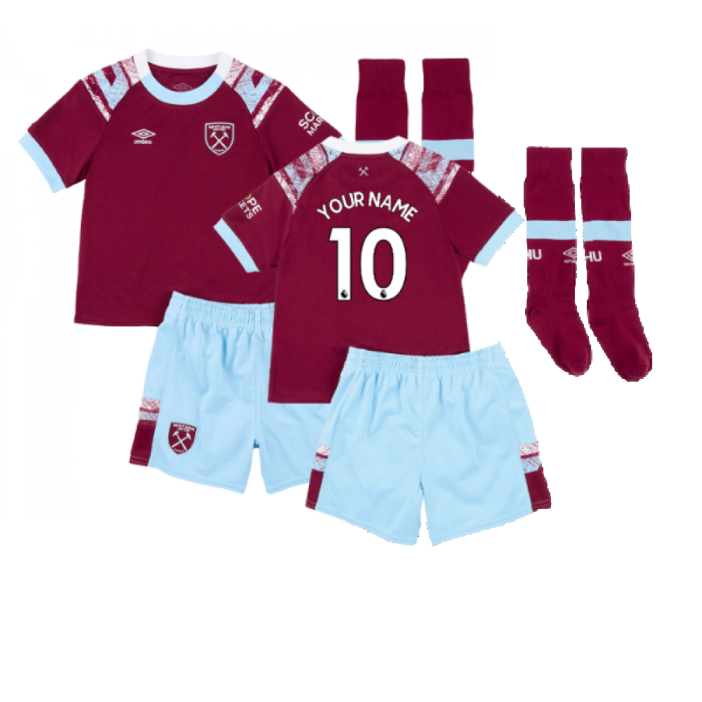 2022-2023 West Ham Home Infant Kit (Your Name)