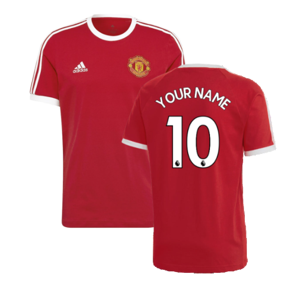 2022-2023 Man Utd 3S DNA Tee (Red) (Your Name)